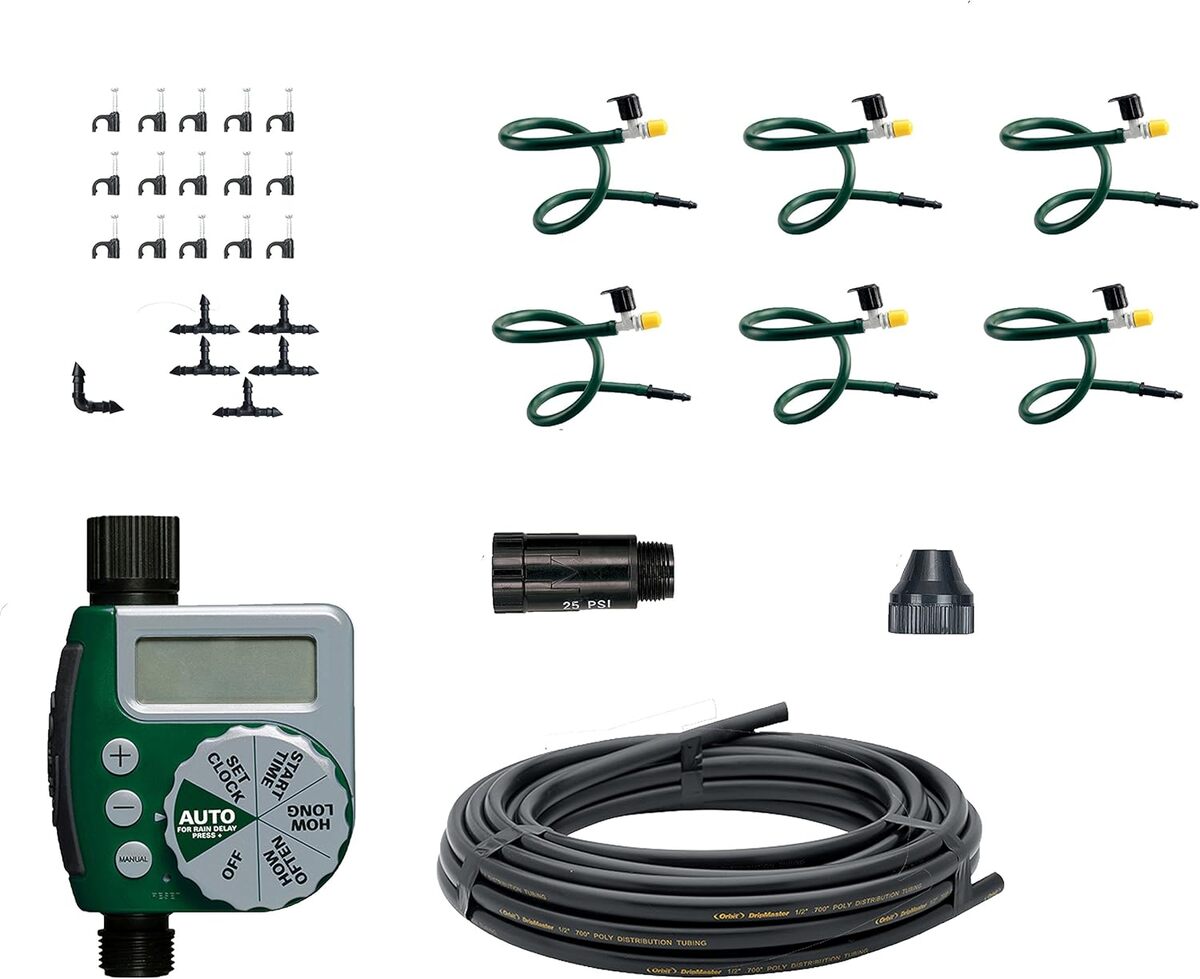 Test du kit d'irrigation Orbit 69500 : tout pour vos plantes en suspension