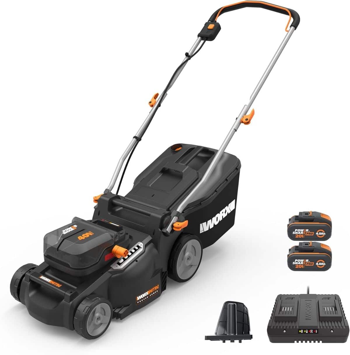 Test : tondeuse sans fil Worx Nitro WG737E