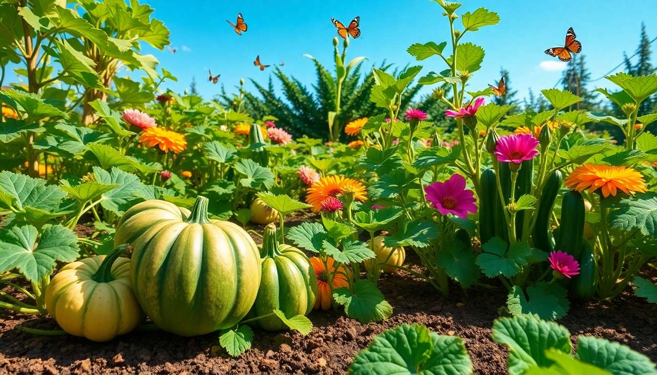 Techniques de plantation pour des cucurbitac&eacute;es vigoureuses