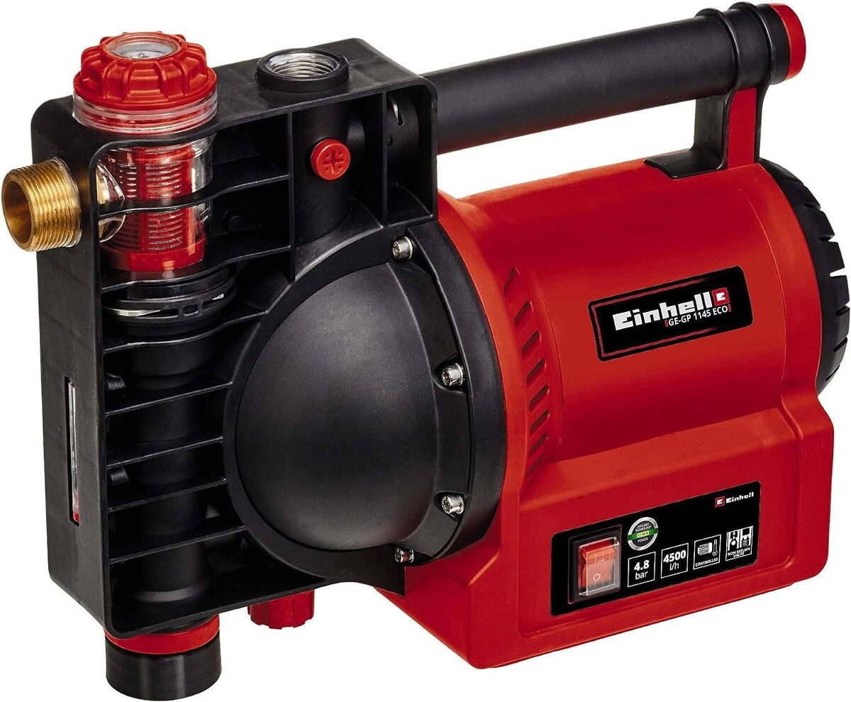Test de la pompe d'arrosage Einhell GE-GP 1145 ECO, 1100 W