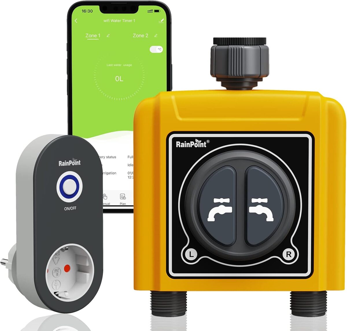 Test de l'ordinateur d'irrigation Rainpoint à double sortie