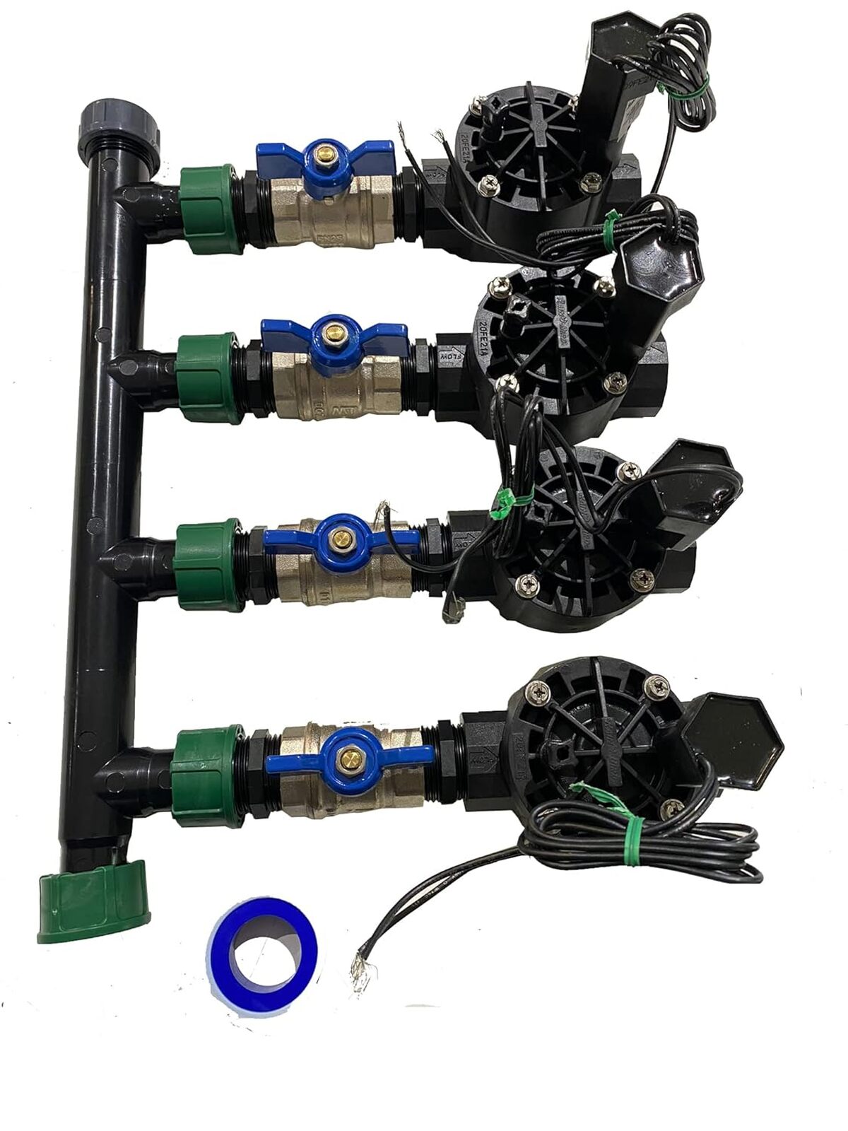 Test du système d'irrigation Suinga à 4 zones et électrovannes Rain Bird 24V