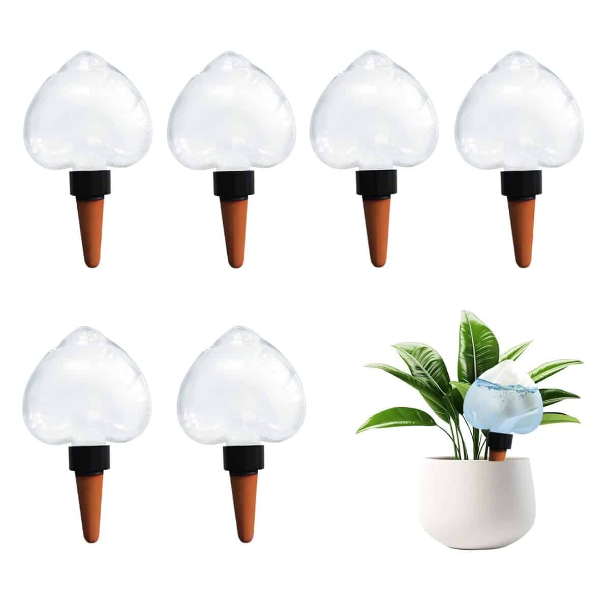 Test : globes d'arrosage cœur Ansberta, arrosage automatique