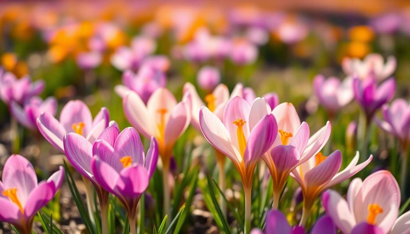 Entretien et r&eacute;colte du safran