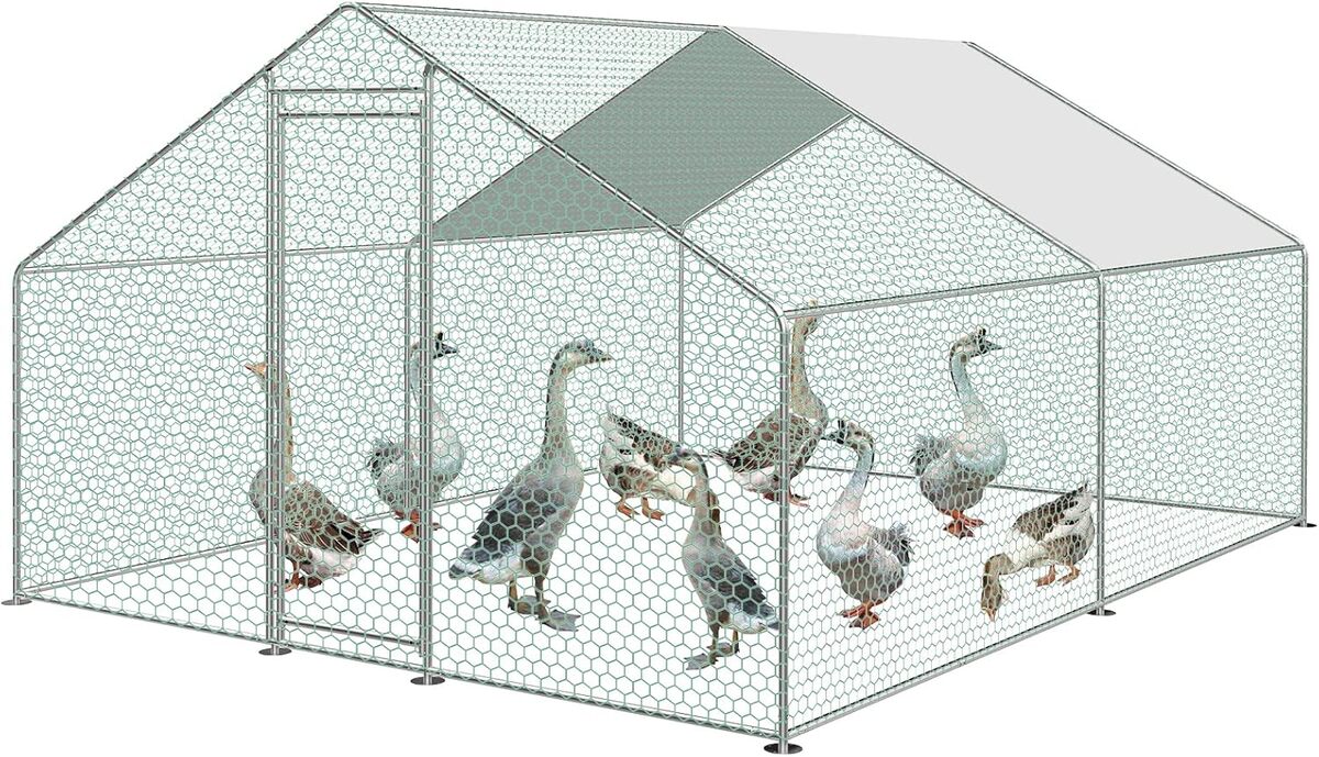 Test : enclos poulailler Sonnewelt 12m² avec toit solaire