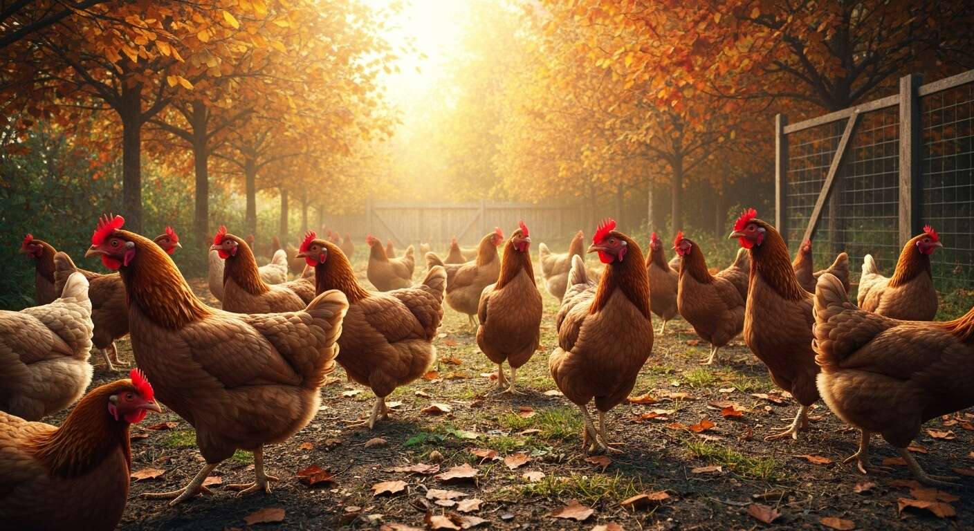La santé des poules en automne : conseils et idées