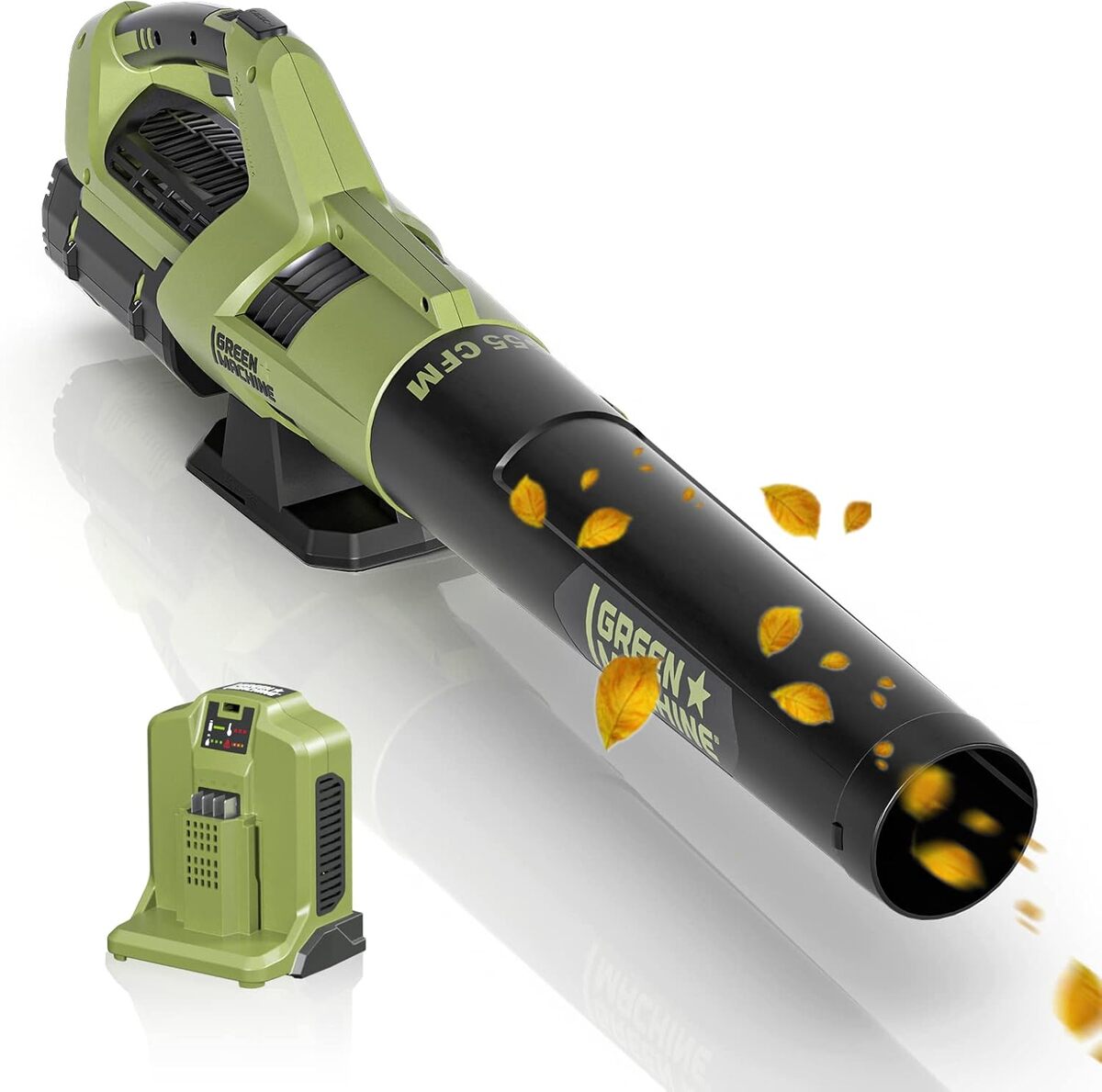 Test souffleur GREEN MACHINE 62V : puissance ouragan pour le jardinage