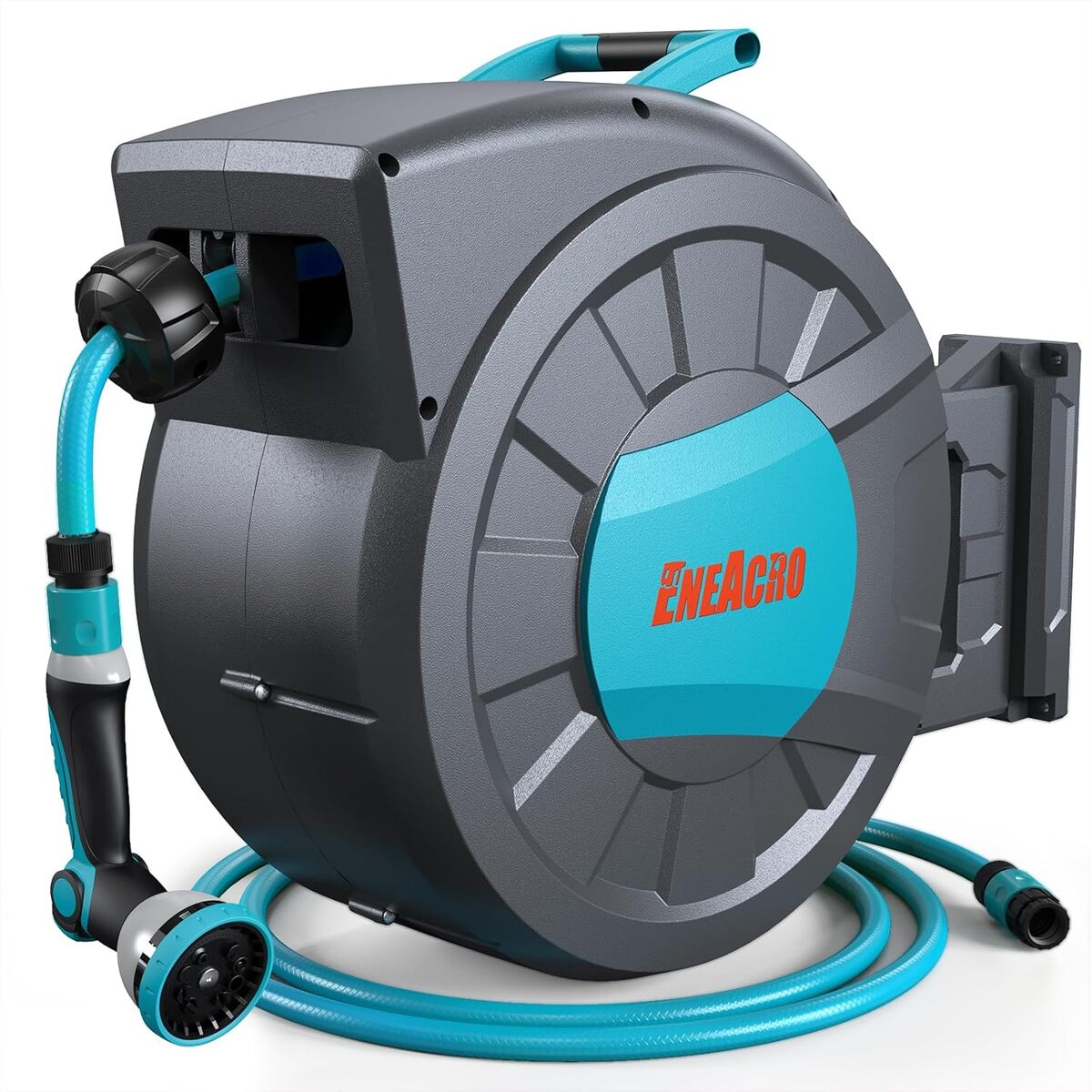 Test de l'enrouleur automatique ENEACRO 35+2 m pivotant