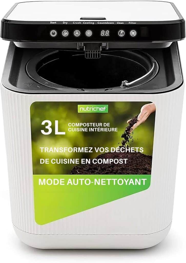 Test du composteur électrique Nutrichef 3L : une révolution pour votre cuisine