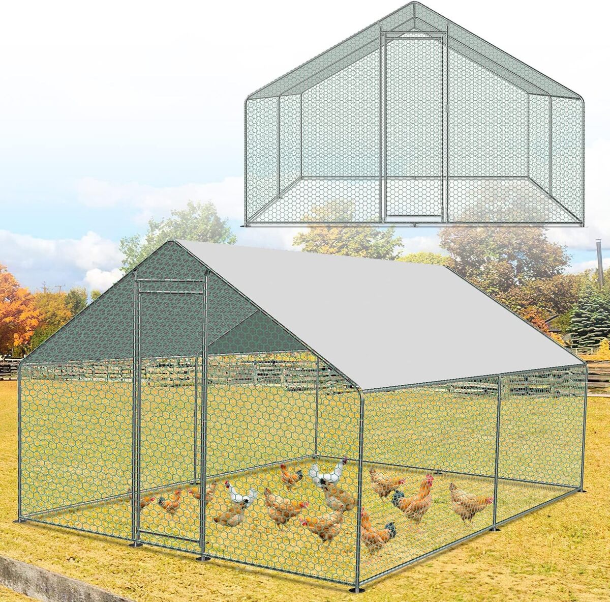 Test du poulailler XxL Herrselsam : espace et sécurité optimaux