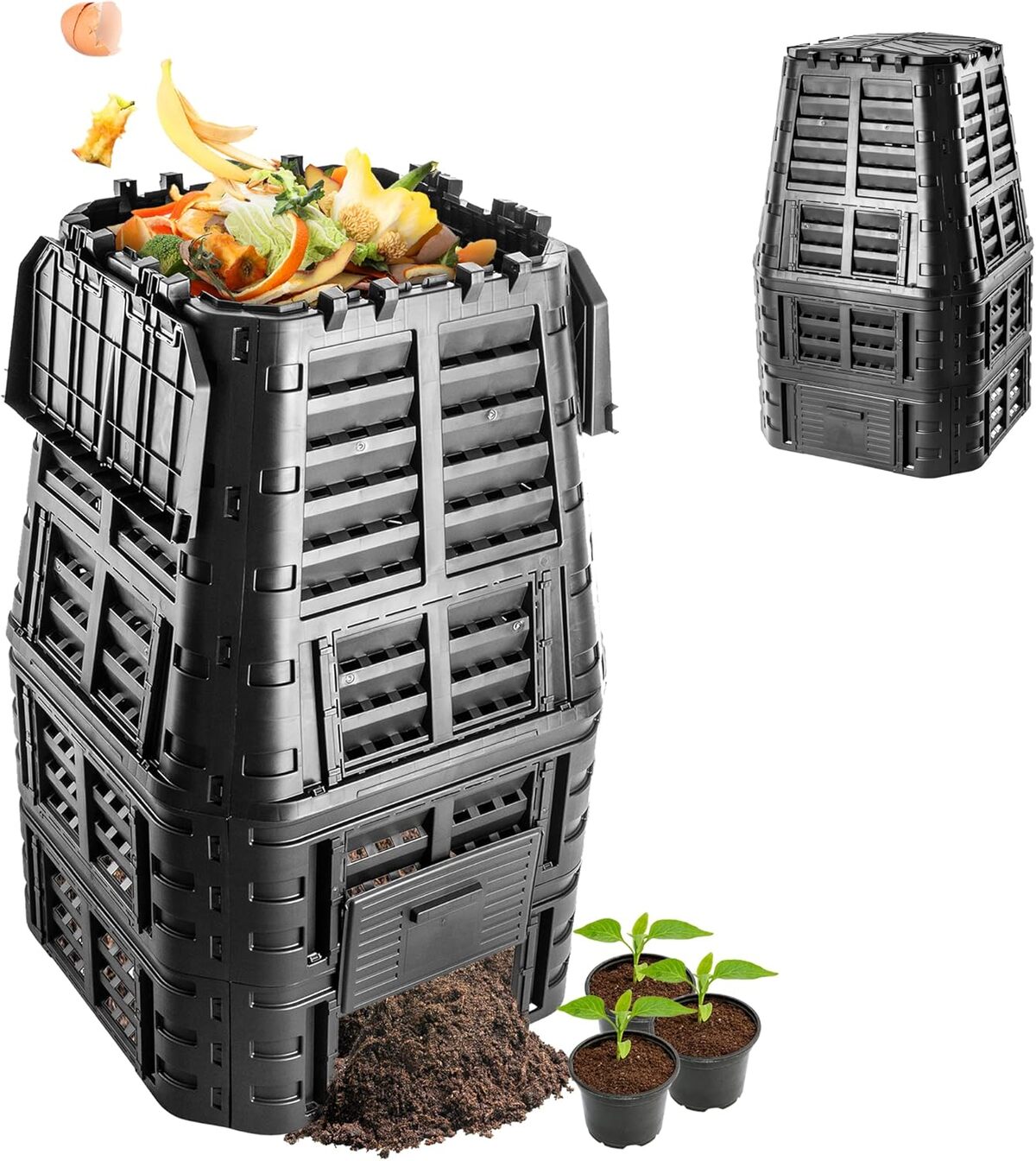 Test du composteur Kadax 1000L : transformez vos déchets en engrais