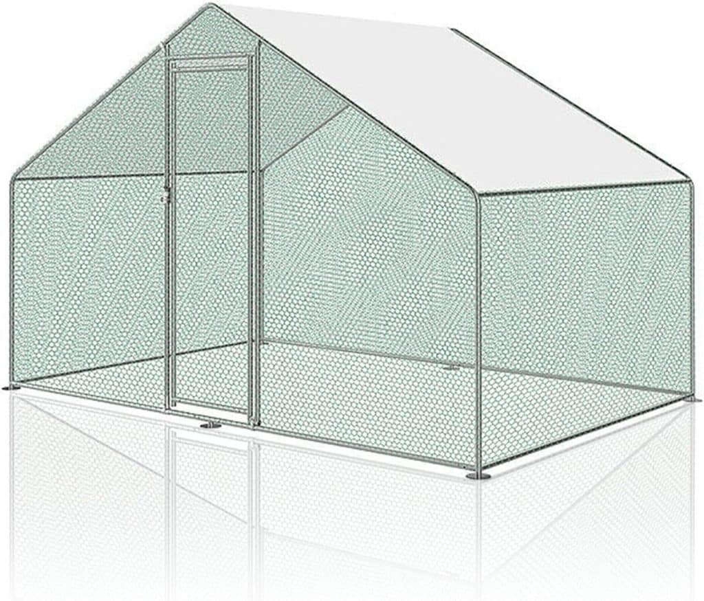 Test du poulailler Joparri en acier galvanisé avec serrure