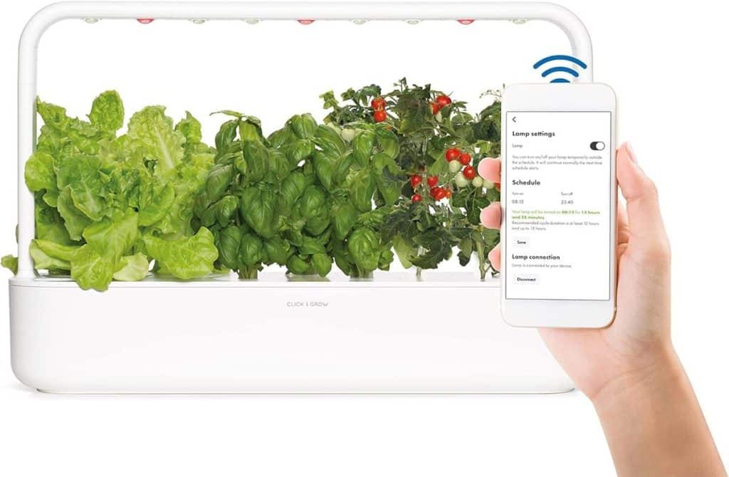Test : click & grow smart garden 9 pro, jardin connecté facile à cultiver
