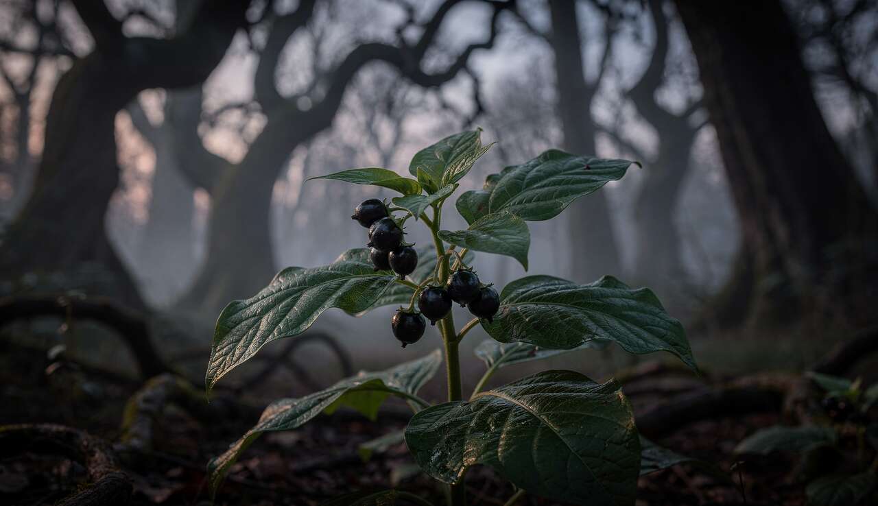 La belladone et son lien avec les sorci&egrave;res