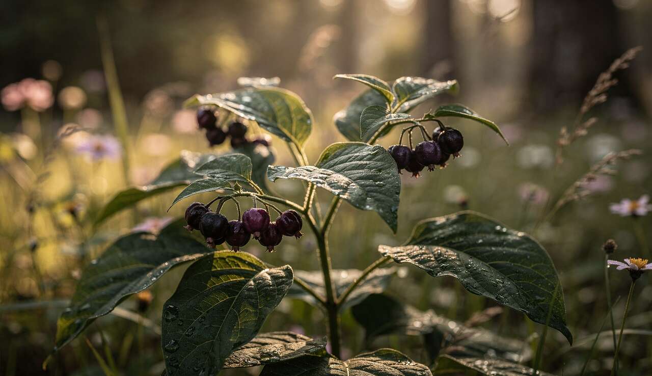 La belladone dans l'imaginaire et la culture