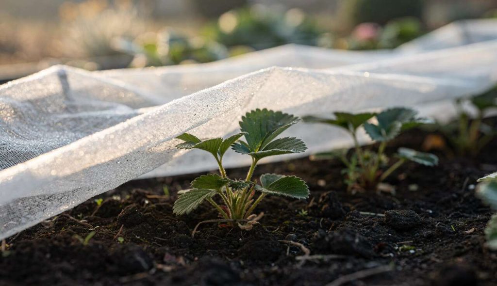 Comment protéger les jeunes fraisiers des gelées ?
