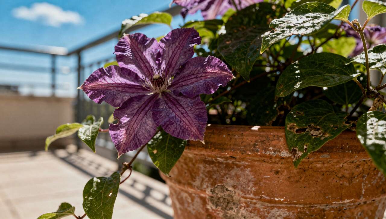 Comment planter une clématite en pot ?