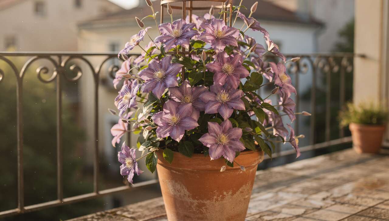 Conseils d'entretien pour une cl&eacute;matite en pot