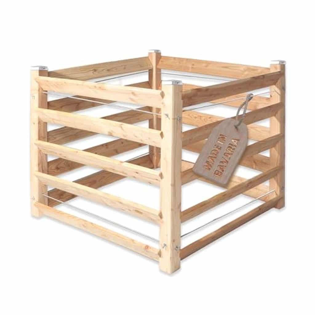 Test du composteur moderne en bois de mélèze