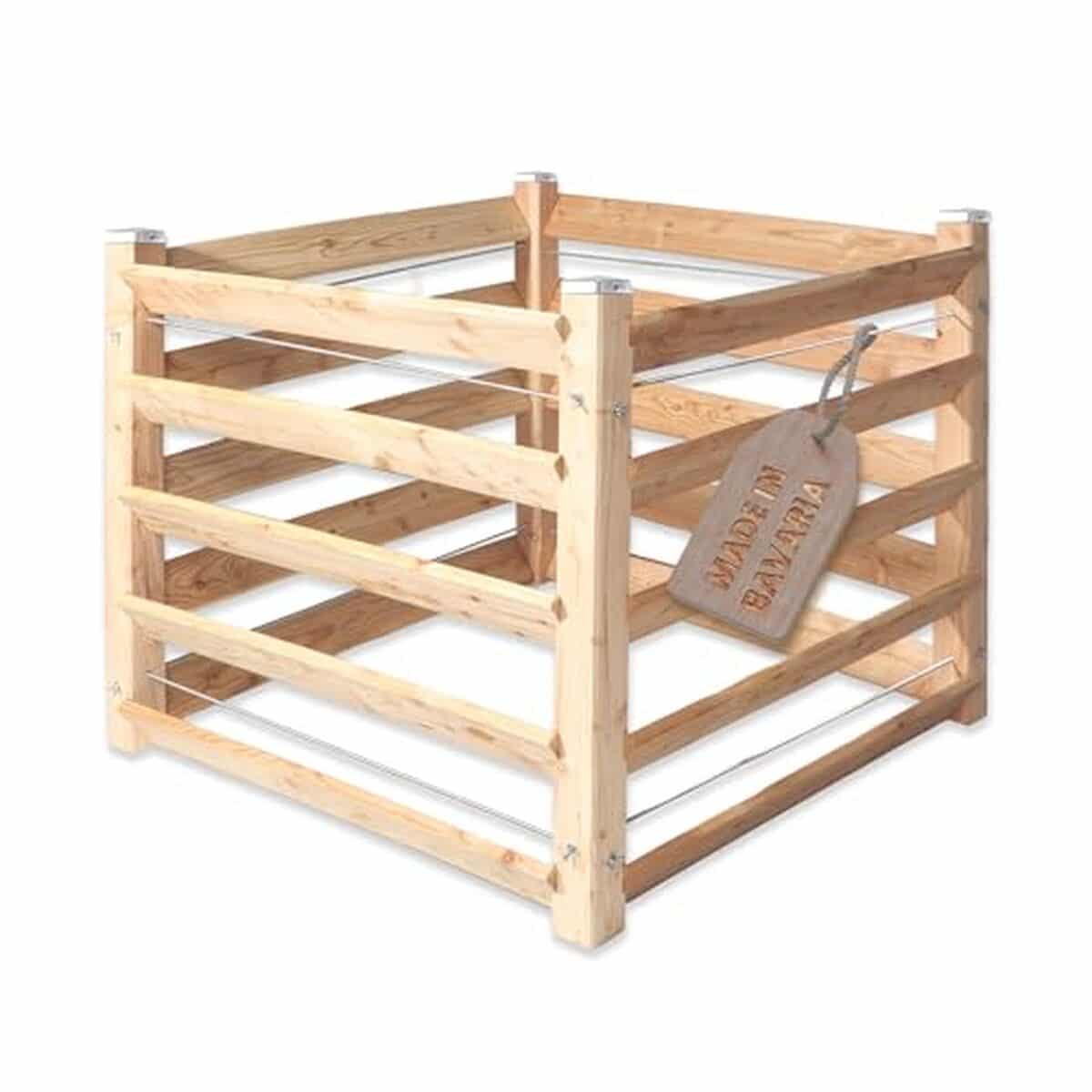 Test du composteur moderne en bois de mélèze