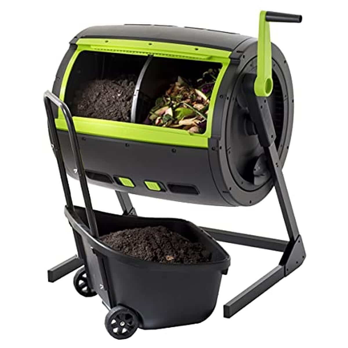Test du composteur rotatif Moutta 245L : simplifiez le compostage