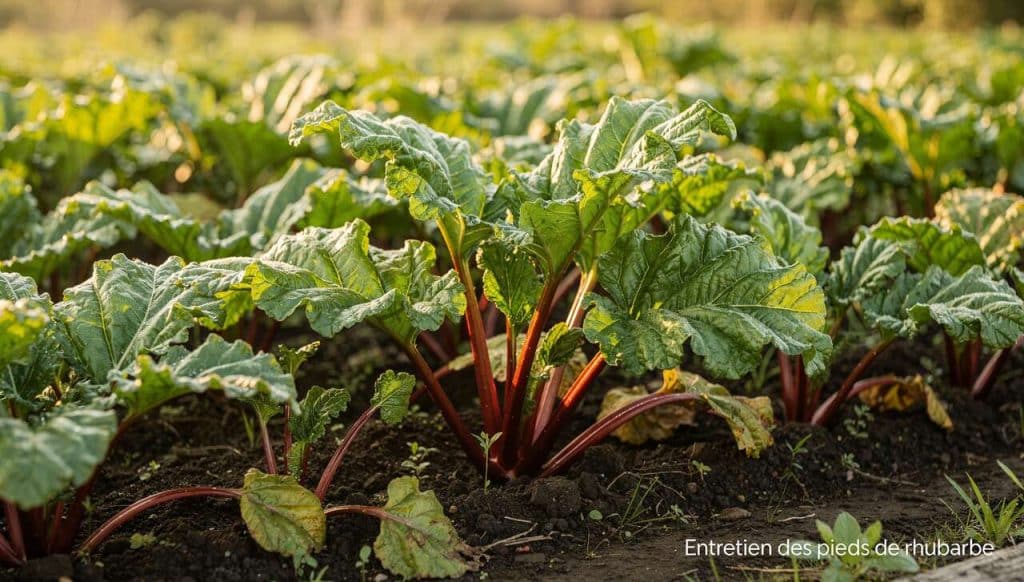 Comment entretenir vos pieds de rhubarbe ?