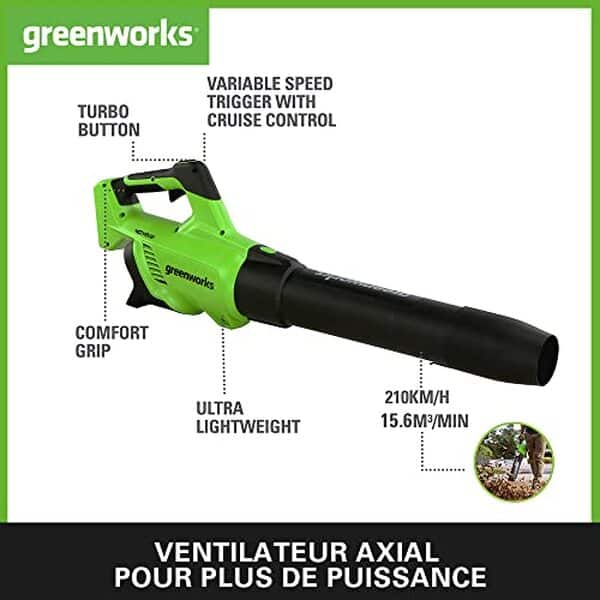Découvrez notre test détaillé du souffleur Greenworks GD40ABK2X : puissance turbo, autonomie et efficacité pour un nettoyage sans fil de qualité professionnelle. 