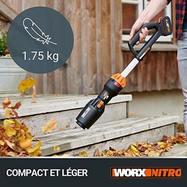 Découvrez notre test complet du souffleur sans fil Worx Nitro WG543E.1 20V : performances, autonomie, avantages et inconvénients pour vous aider à choisir. 