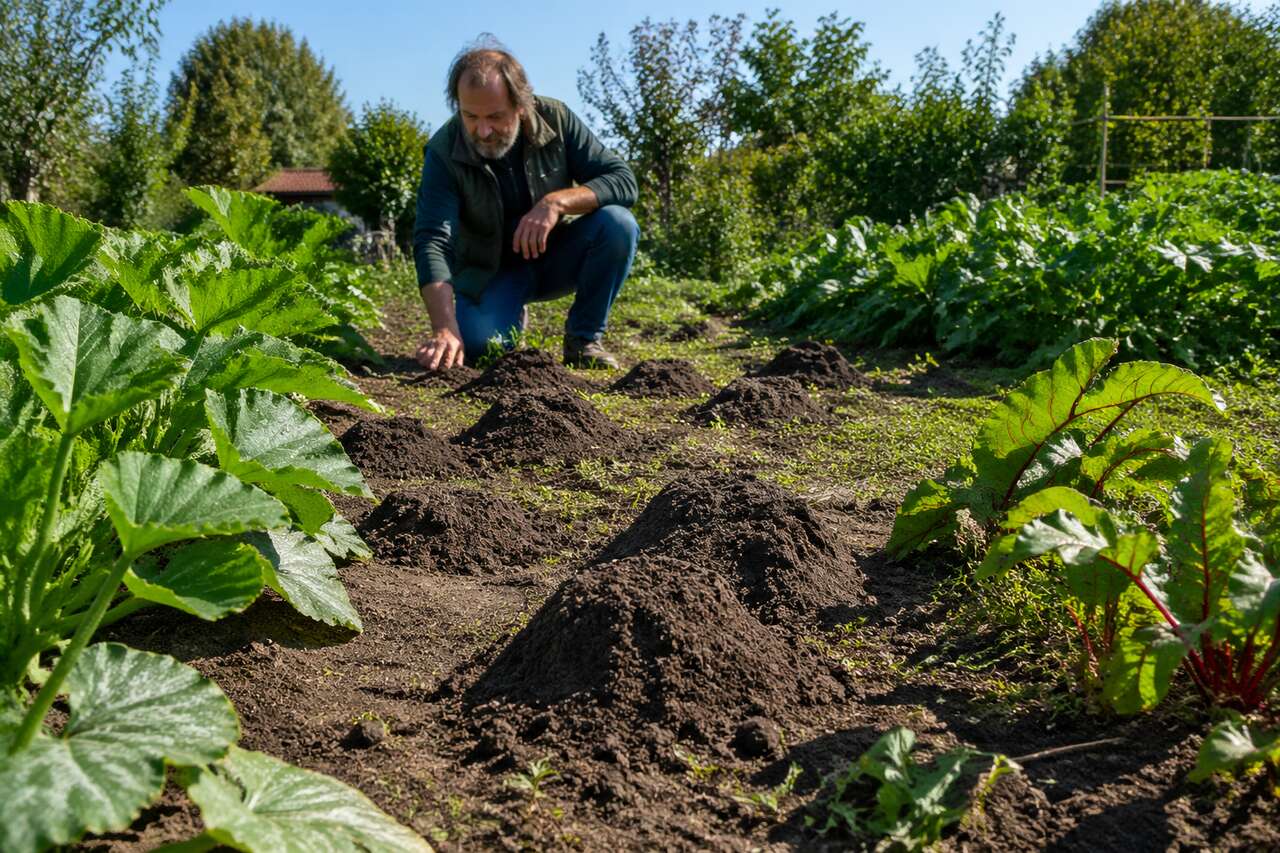 Les raisons de la présence des taupes au potager Les raisons de la présence des taupes au potager