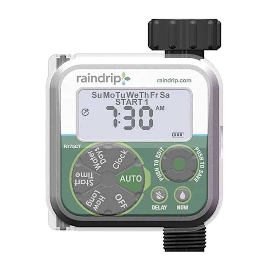 Test du minuteur automatique Raindrip pour irrigation goutte à goutte