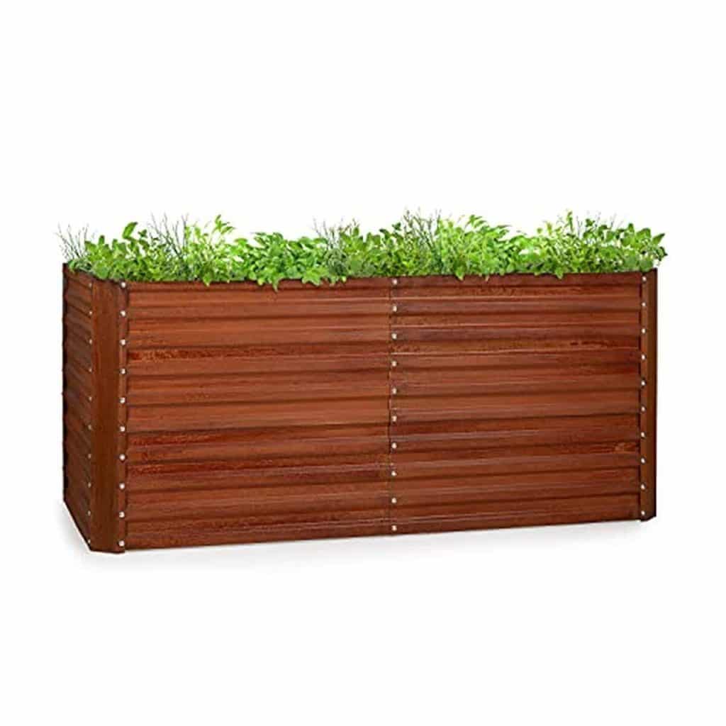 Test du potager surélevé blumfeldt Rust Grow : finition rouille et montage facile