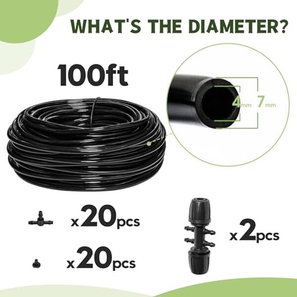 Découvrez notre test complet du tuyau d'irrigation goutte à goutte 30, 6 m avec évaluation des performances, accessoires inclus et recommandations pour votre jardin.