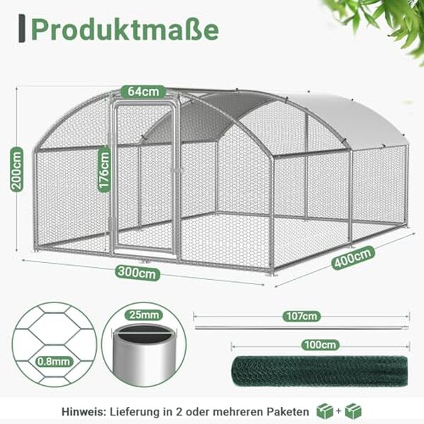 Découvrez notre test complet du poulailler ISOISL 3x4x2m avec volière en acier galvanisé : performances, avantages et conseils d'installation pour élever vos poules. 