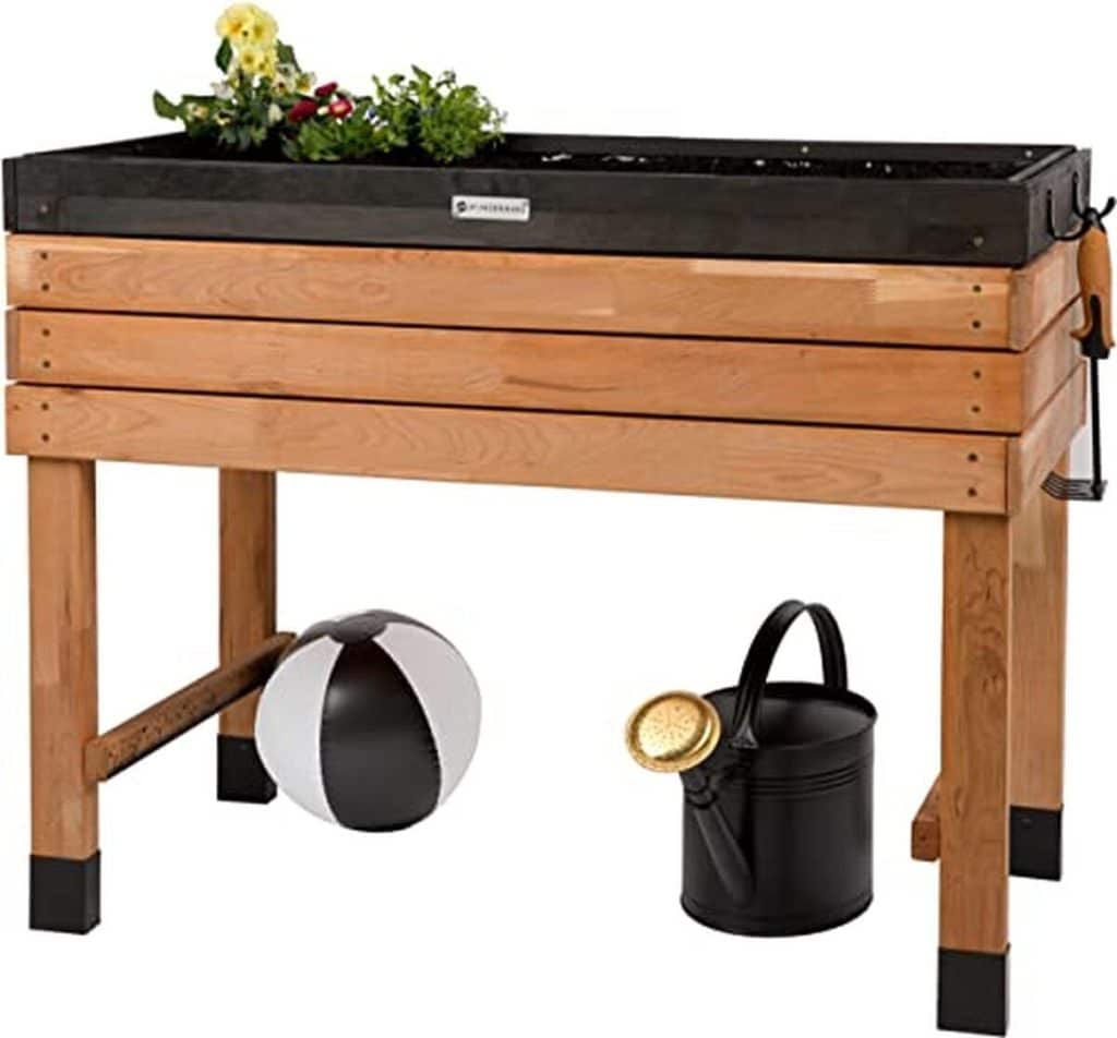 Test du grand carré potager en bois de cerisier Wondermake