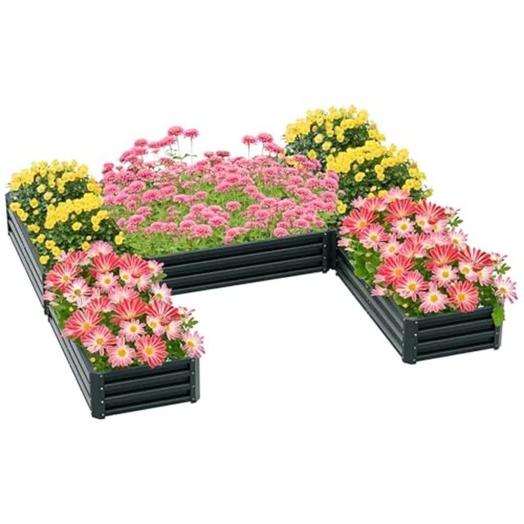 Test : jardinière modulable Outsunny en acier vert